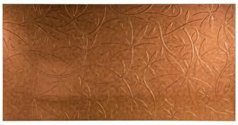 Fasade FASÄDE Audrey 4-foot x 8-foot PVC Wall Panel in Antique Bronze