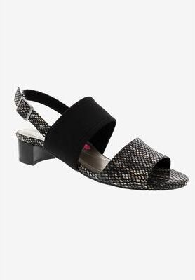 Women's Vandy Slingback by Ros Hommerson in Black Combo (Size 9 1/2 M)