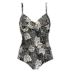 Damella Tara Swimsuit Pattern Schwarz Muster 42 Damen