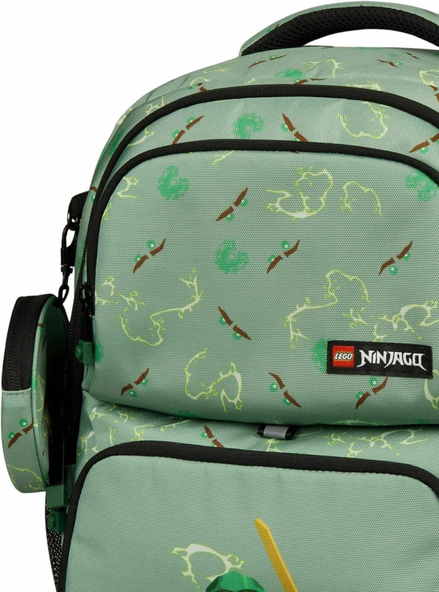 Handtasche LEGO "LEGO Bag FlexiFit", Kinder, Gr. onesize, grün, Obermaterial: 100% Polyester, Taschen Handtasche