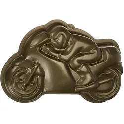 Städter Motivbackform - Motorrad, Backform, Silber