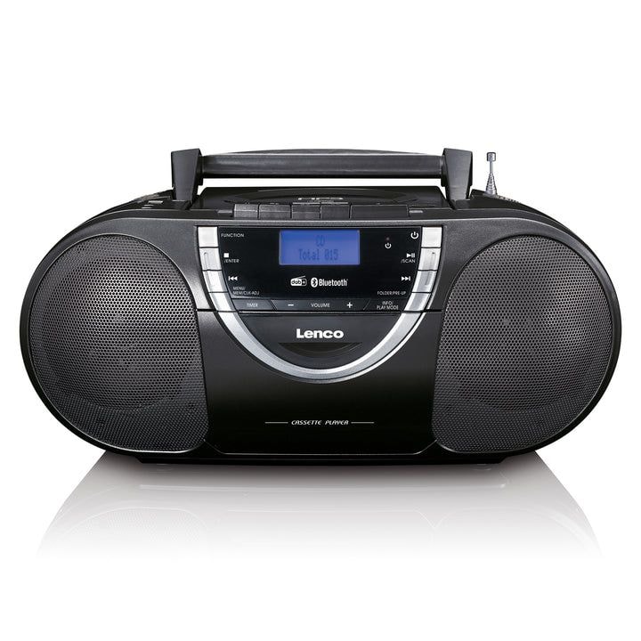 Lenco SCD-600 CD Player DAB+/FM/PLL Radio (Schwarz/Silber) SCD-6900BK