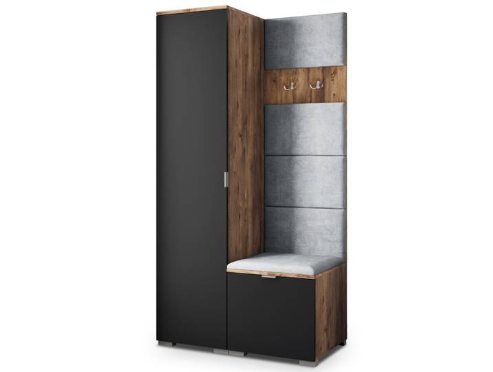 GARDEROBENSCHRANK LORI 95/181/51 cm Modern Eichefarben