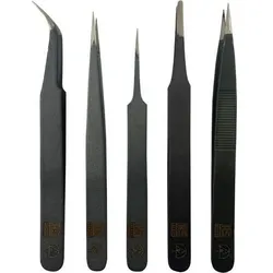 RS PRO, Pinzette, 00D ESD, 2A ESD, 3 ESD, 5 ESD, 7 ESD Stahl