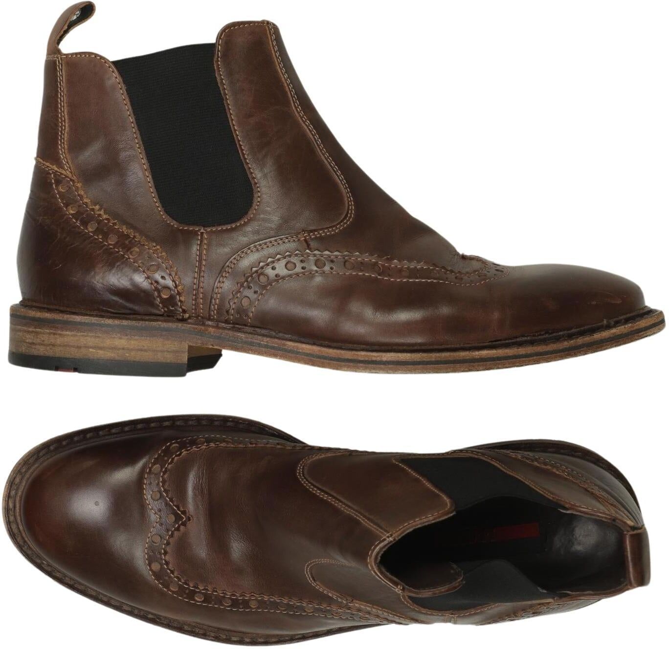 Lloyd Herren Stiefel, Braun, Gr. EU 41, Leder - Second Hand