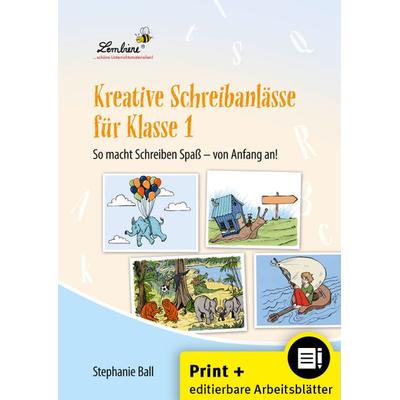 Kreative Schreibanlässe für Klasse 1, Set von Stephanie Ball, Lernbiene, 978-3-95664-139-8