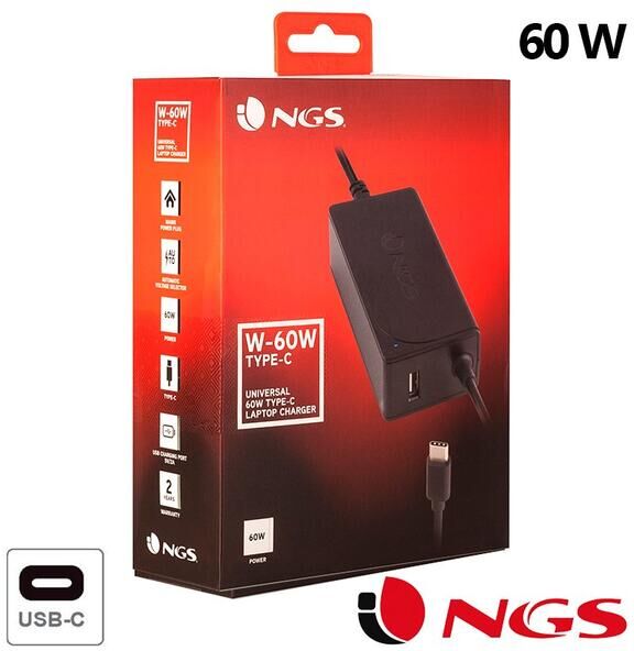 Carregador Universal NGS 60w (tipo C)