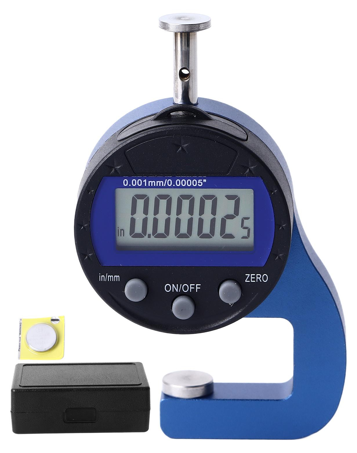 Gistuch Digitale diktemeter, elektronische schuifmaat met 0,001 mm resolutie