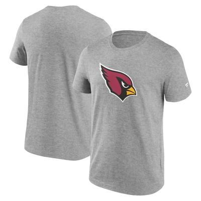 T-Shirt FANATICS "Fanatics T-Shirt Arizona Cardinals Primary Logo Graphic", Damen, Gr. L, grau, 100% Baumwolle, Shirts T-Shirt
