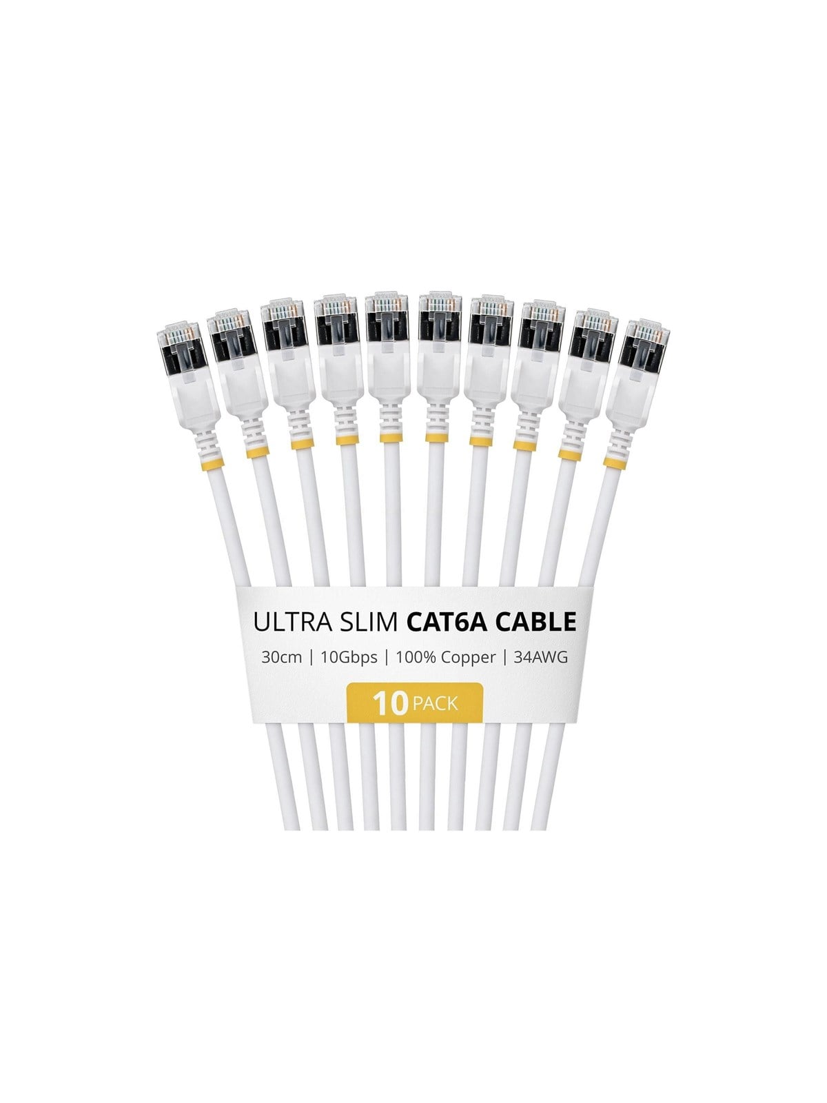 StarTech.com Startech patch cable - 30 cm - white - Weiß