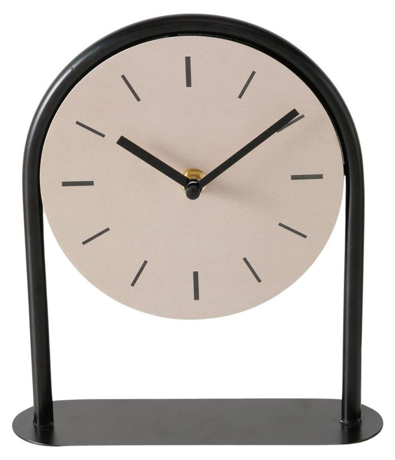 Boltze Metalen tafelklok DIABOLO, Hoogte: 22 cm