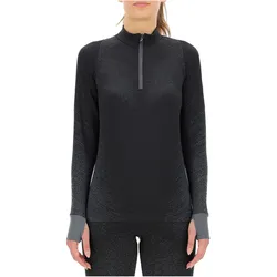 UYN Exceleration langarm Laufshirt Damen black/cloud XL
