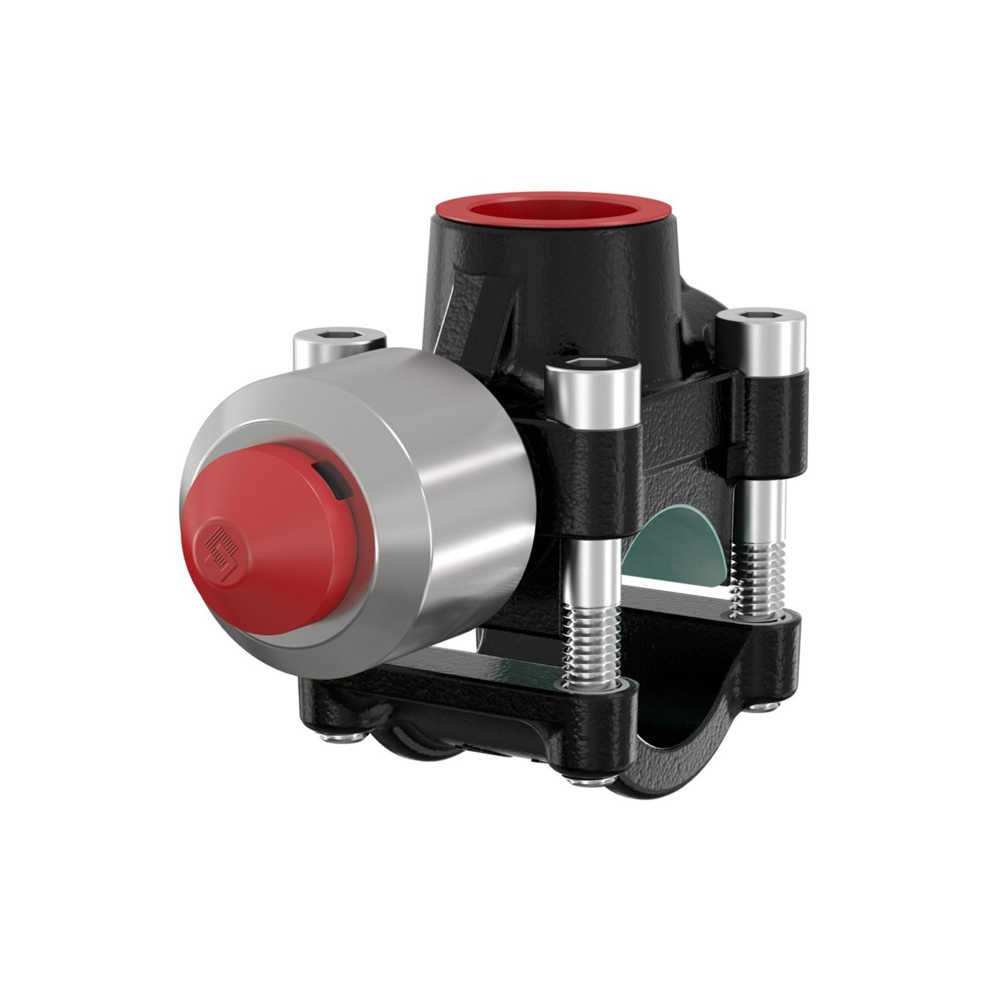 Flamco Anschließkupplung T-Plus DN 80xRp 1 1/4, TG, m Auslösemechanismus (90680)