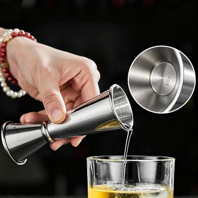 Inspired Deals Premium Stainless Steel Cocktail Jigger 30 60ml Double Sided Measuring Cup Premium Stainless Steel Cocktail Jigger 30 60ml Double Sided Measuring Cup