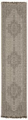 Style Haven Grayton Traditional Inspired Beige/ Black Indoor-Outdoor Fringe Edge Rug