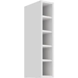 Hängeschrank Regal 15 cm Weiß matt Küchenzeile Küchenblock Küche Stilo Landhaus