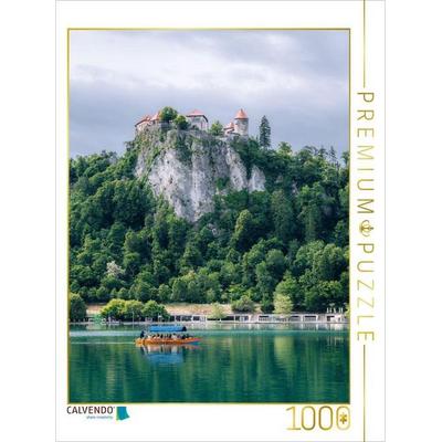 CALVENDO Puzzle Burg Bled | 1000 Teile Lege-Größe 64x48cm Foto-Puzzle für glückliche Stunden