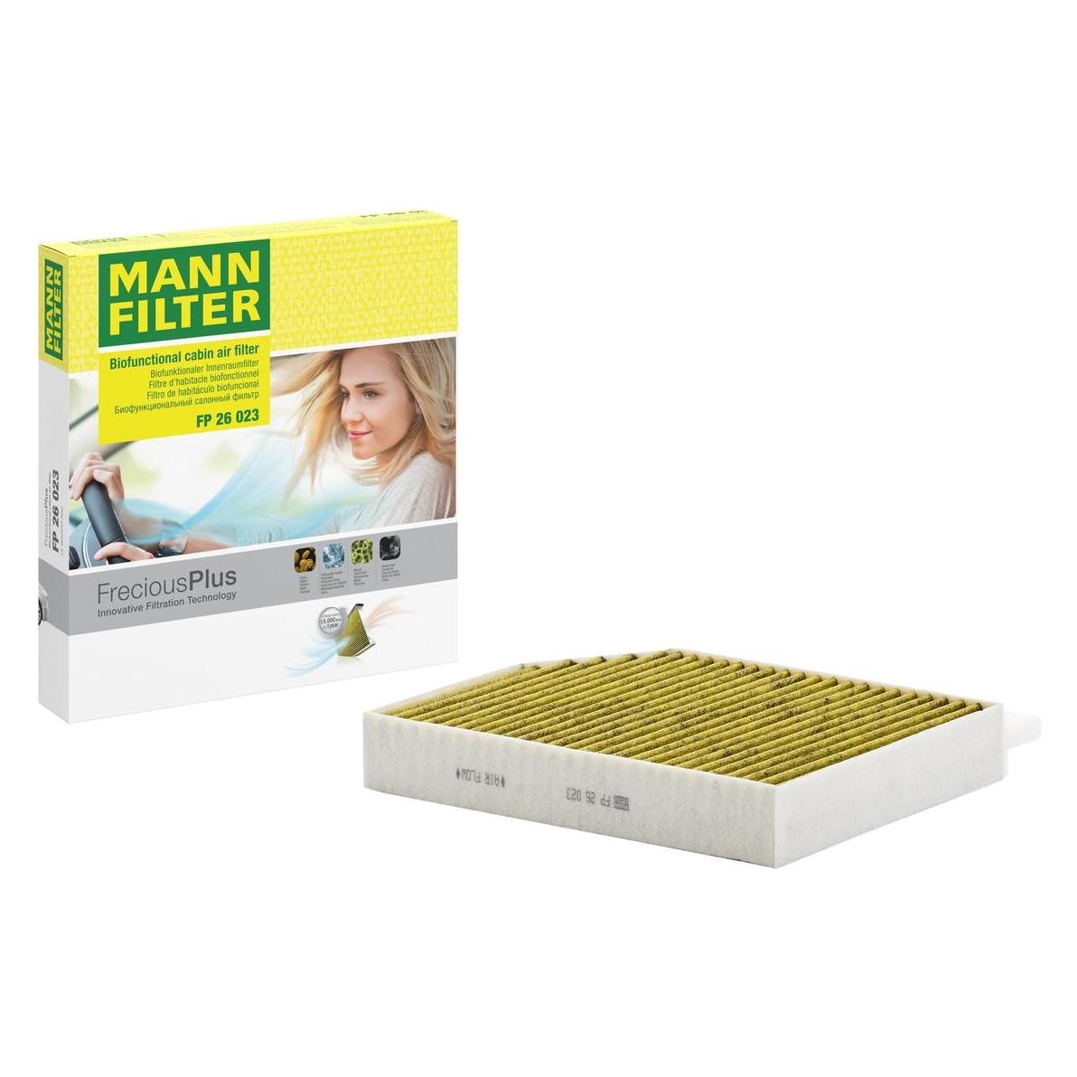 Mann-Filter FP 26 023 Innenraumluftfilter - Aktivkohle - antibakteriell und fungizid (FP 26 023)