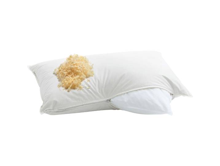 Billerbeck Kissen Casa Nature weiss Baumwolle/Daunen Gänsedaunen 60 x 60 cm - Schweizer Möbelhersteller - Kissen