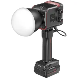 4897 RC 100B COB LED Videolicht Light Kit, mit Batteriehandgriff
