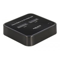USB 3.0 Docking- und Klonstation 2 x M.2 NVMe, Dockingstation schwarz, M.2 SSD
