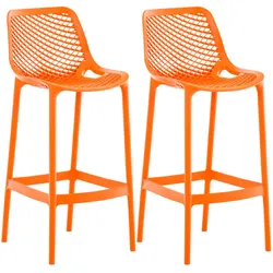 CLP 2er Set Barhocker Air   Farbe: orange