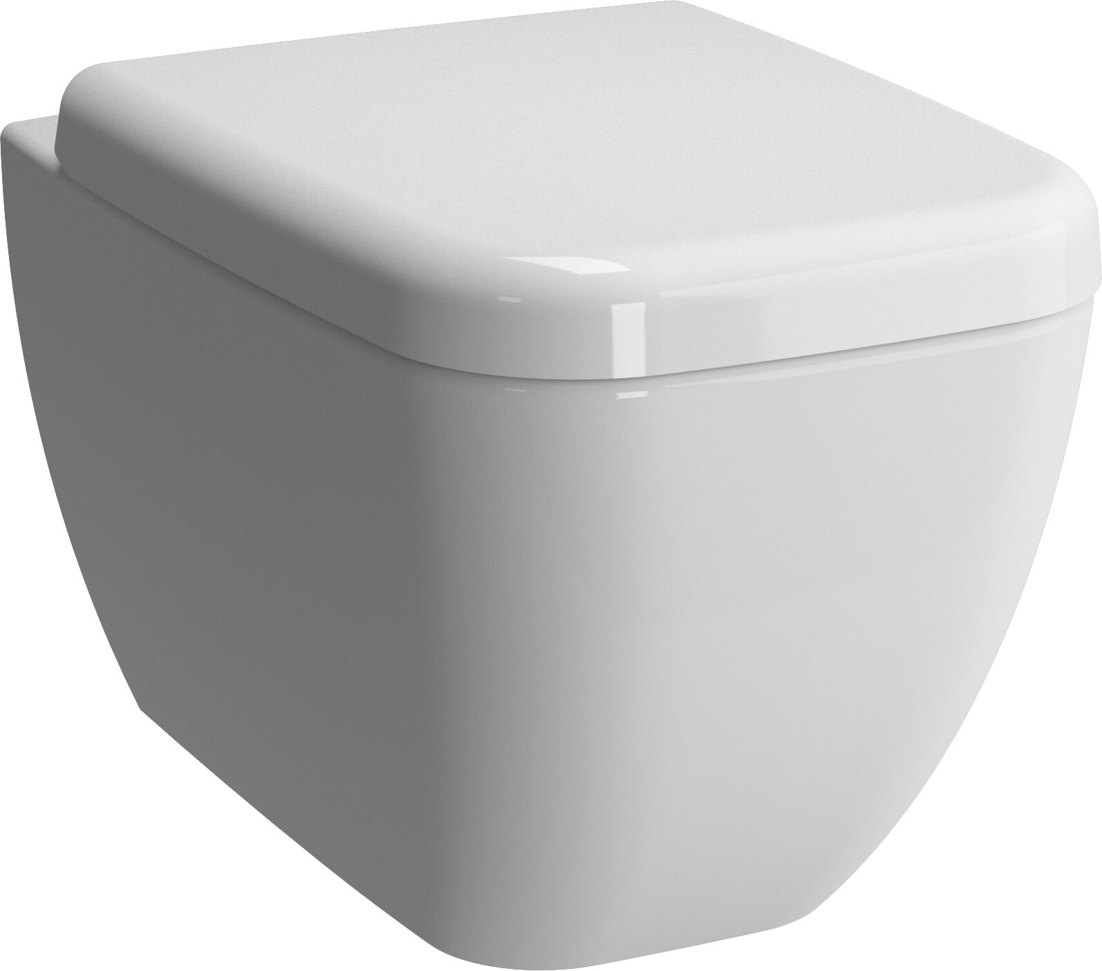 Vitra Shift mural WC 7742B003-0559 36x54cm, 3/6 I, sans bord affleurant, avec fonction bidet, blanc haute brillance