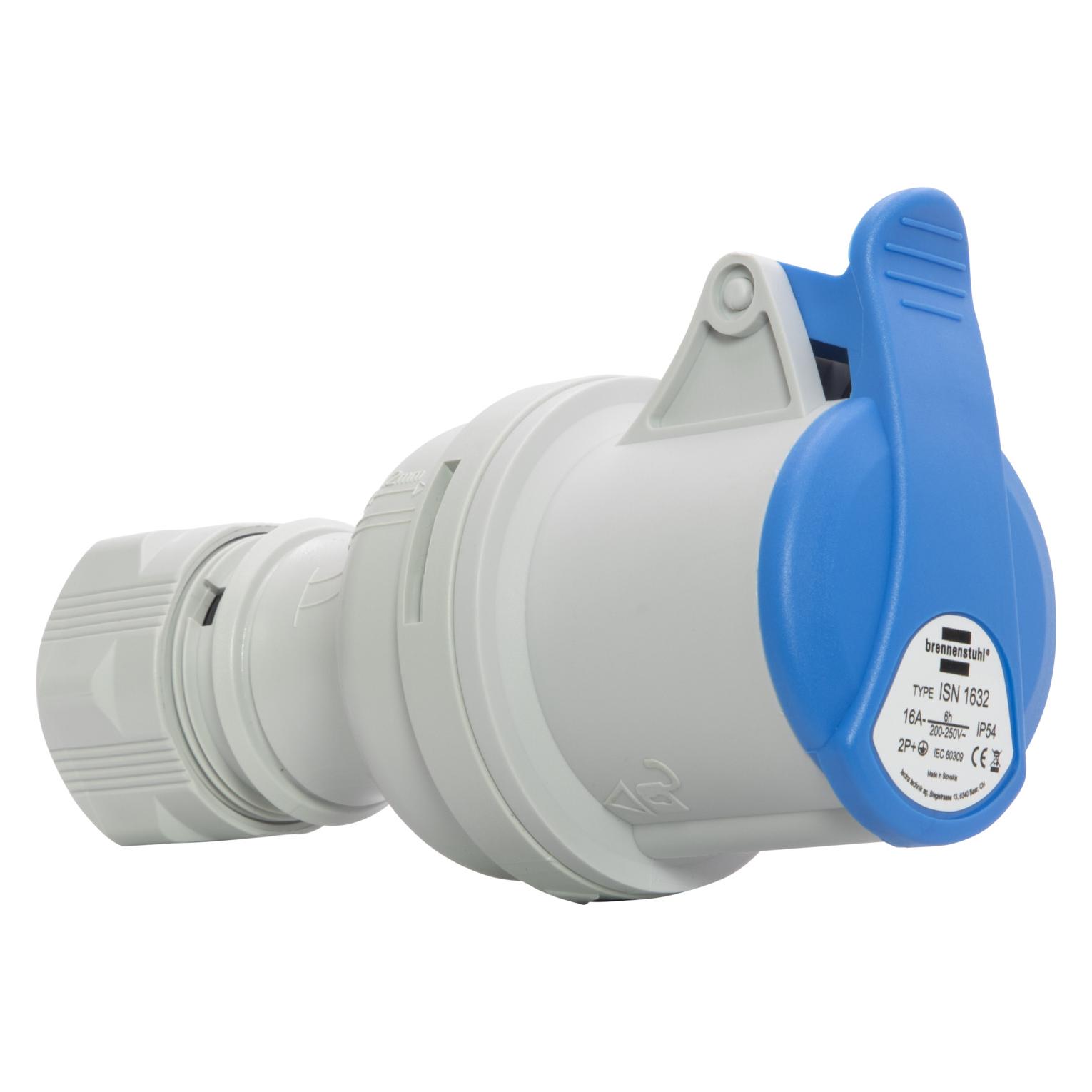 Brennenstuhl CEE-Kupplung 230V/16A IP44 (CEE 16/3) (1081040786)