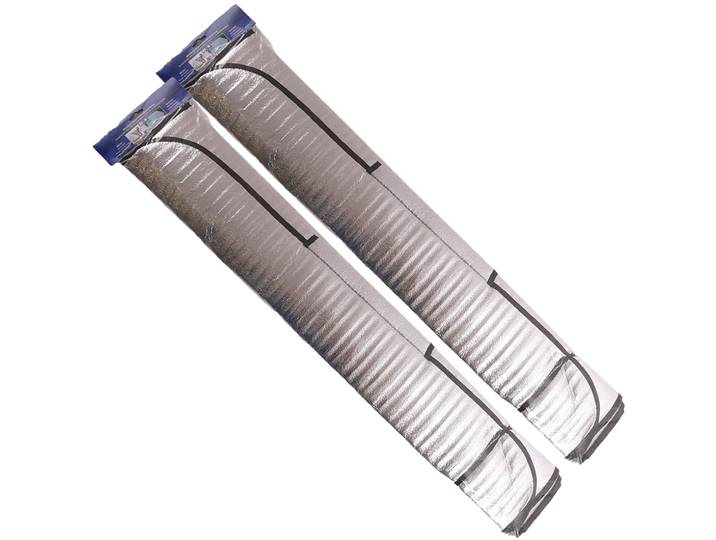 2er-Set Windschutzscheibenabdeckung mit Laschen, 180 x 97 cm, faltbar
