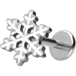 Titan Labret mit Push Fit SCHNEEFLOCKE