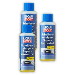 3x Reiniger LIQUI MOLY 1517 Scheibenreiniger-Superkonzentrat Citrus 50 ml