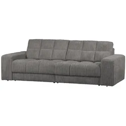 Sofa Date mit Cordbezug, klassisch gepolstert, Terrazzo Dunkelgrau, für 2–3 Personen