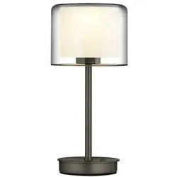 Hell LED-Tischleuchte Klara Alu, Eisen, Stahl & Metall Braun Bronze