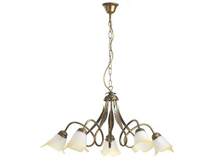 ONLI Lustre 5 lumières Bronze Double tour