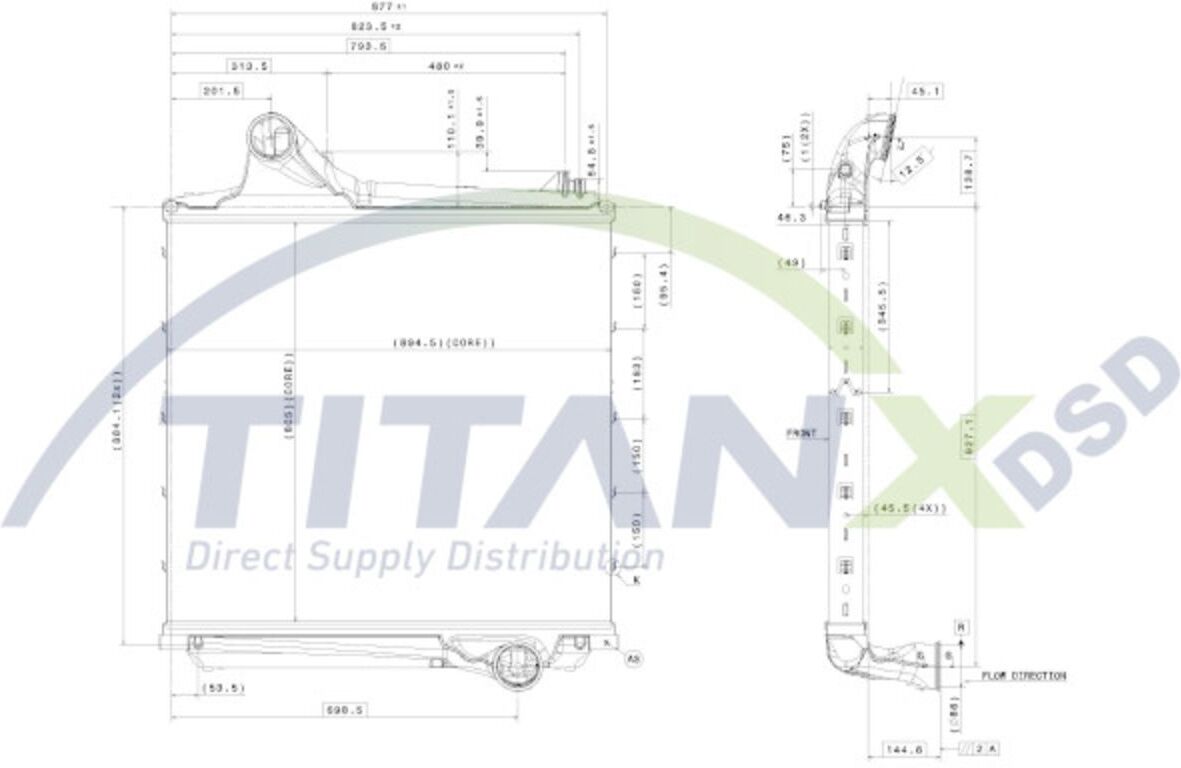 Ladeluftkühler TITANX IX169006
