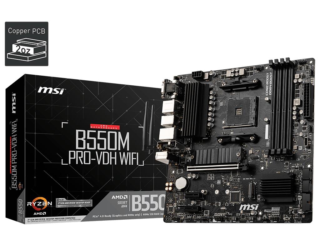 MSI B550M Pro-VDH WIFI 7C95-001R