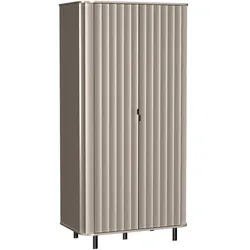 DREHTÜRENSCHRANK Nevada mit zwei Türen 98 cm Taupe