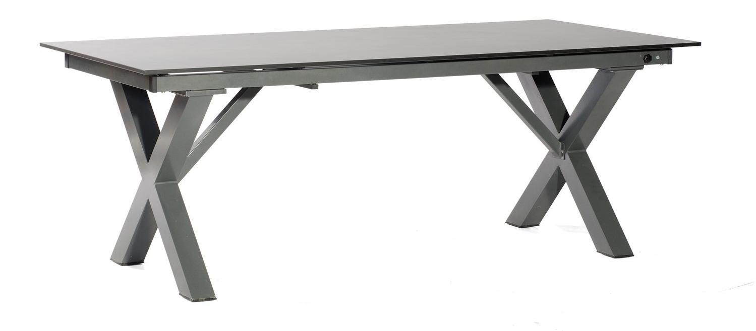 Base-Spectra Ausziehtisch Aluminium Antrhazit