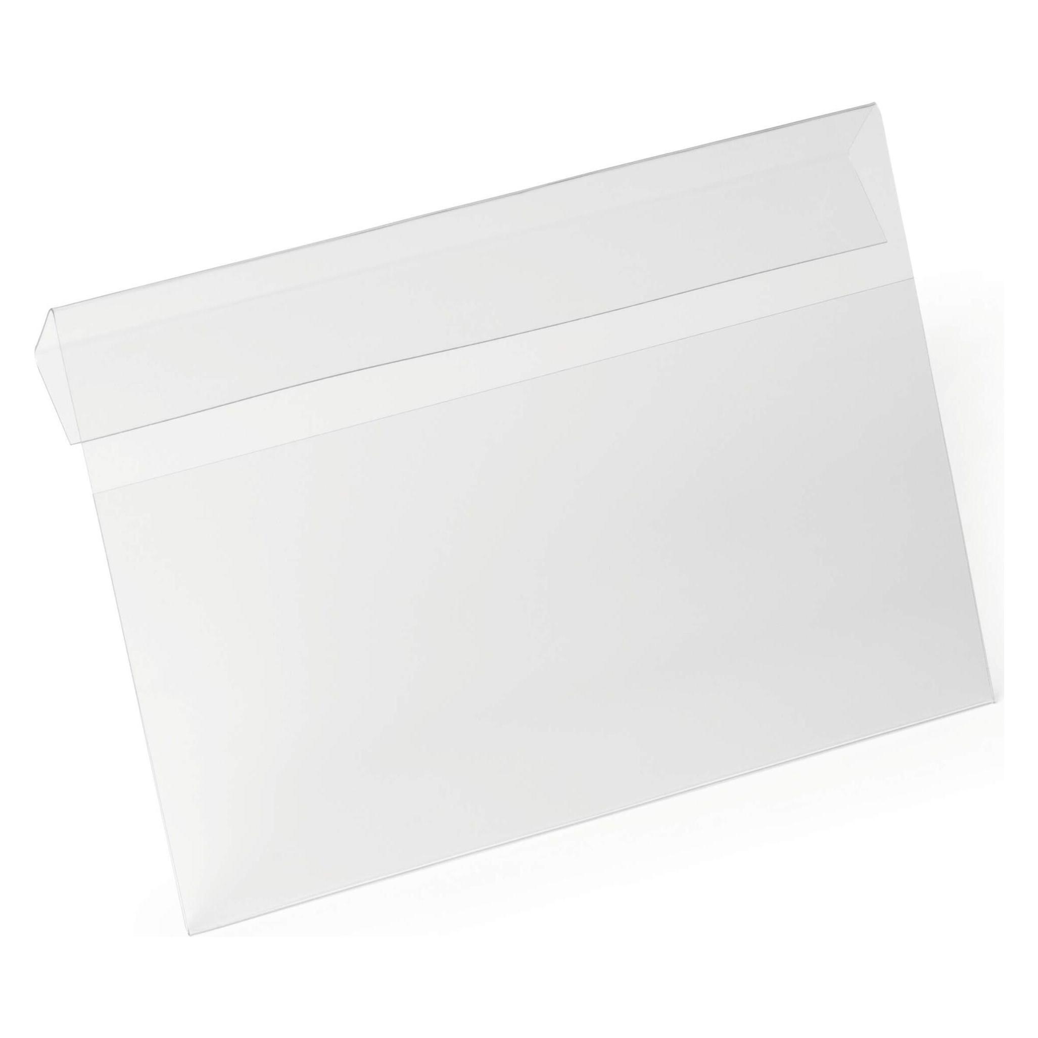 Durable Kennzeichnungstasche HARD COVER Falz A5 quer 10Stk (116219)