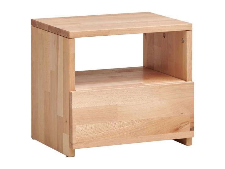 Mid.you Nachtschrank, Kernbuche, Holz, Kernbuche, 1 Schublade(n) Schubladen, 40x37x33 cm, Holzmöbel, Holztische, Nachttische Holz
