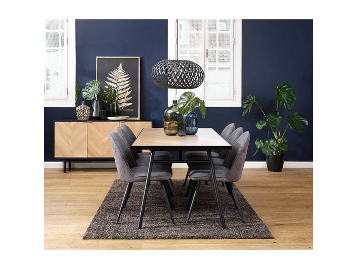 Esszimmerstuhl Delvin 2er-Set 50 x 85 x 64cm Grau