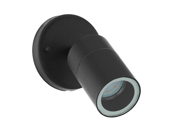 Eglo Aussenwandleuchte, Schwarz, Metall, Glas, länglich, 2.50 cm, Lampen & Leuchten, Aussenbeleuchtung, Aussenleuchten