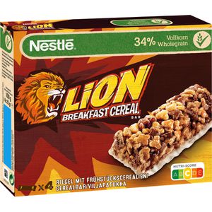 Nestle Müsliriegel Lion Breakfast Cereal Bar, je 25 g, 4 Riegel