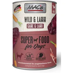 MAC ́s DOG Wild & Lamm 6x400 g