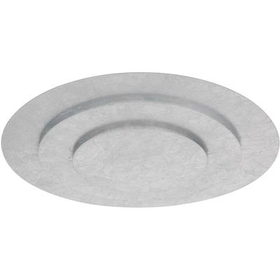 GLOBO LIGHTING LED Deckenleuchte "HEDA", silber (silberfarben), 1, Ø 49cm H: 7,5cm, 1 Stk., Leuchten, Deckenlampe, Wohnbereich, Schlafzimmer, LED Deckenleuchte
