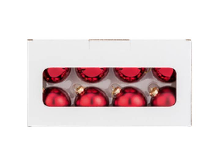 LIVARNO® Boules de Noël, lot de 16. (rouge)