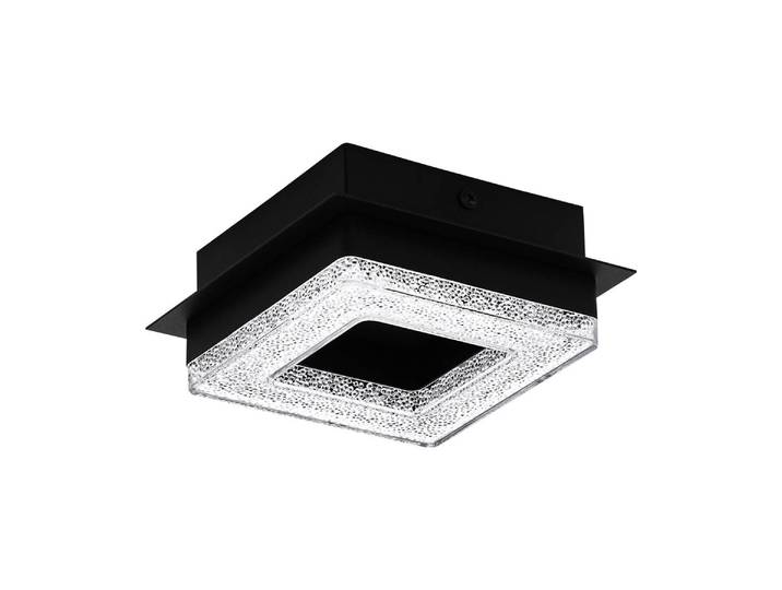 EGLO Fradelo 1, 1 Glühbirne(n), LED, 3000 K, 400 lm, IP20, Schwarz, Transparent