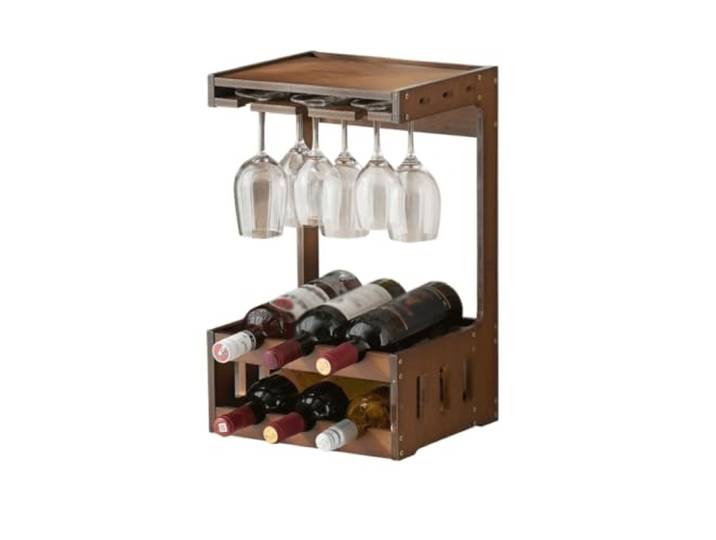 Weinhalter Wandmontiertes Weinregal, Aufbewahrungsregal Dekoration