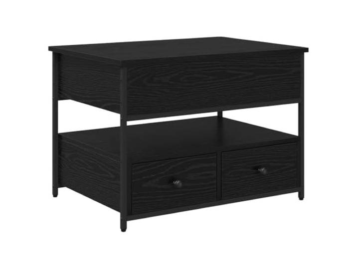 Moderner Couchtisch aus Holz mit Aufbewahrung, 70 x 50 x