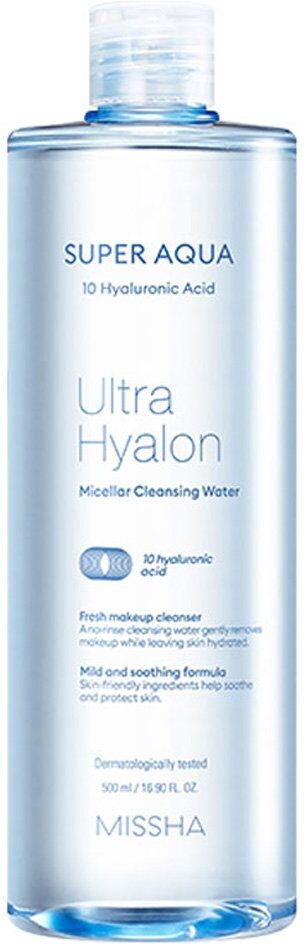 MISSHA Super Aqua Ultra Hyalron Micellar Cleansing Water 500ml